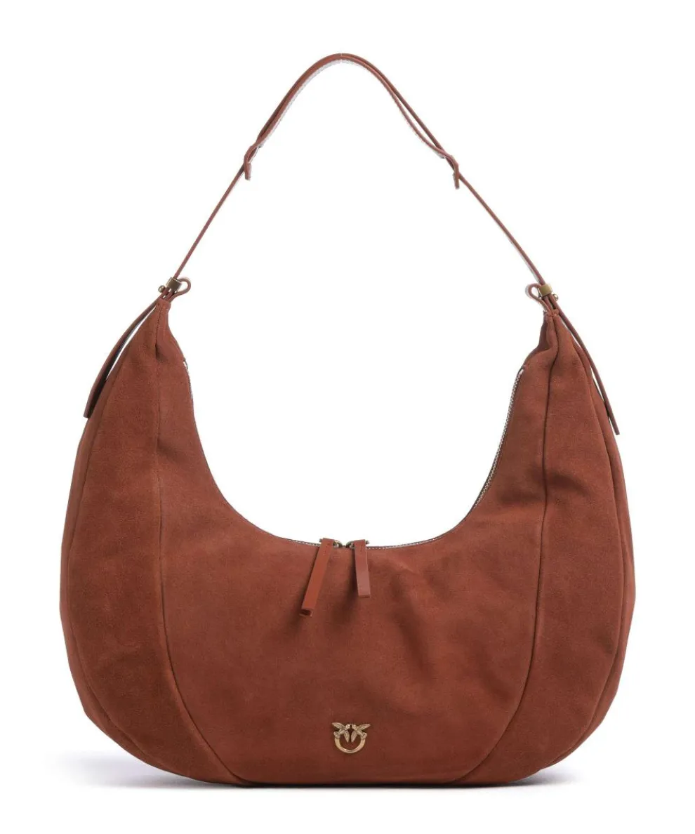 Slouchy Big Hobo bag brushed calfskin brown