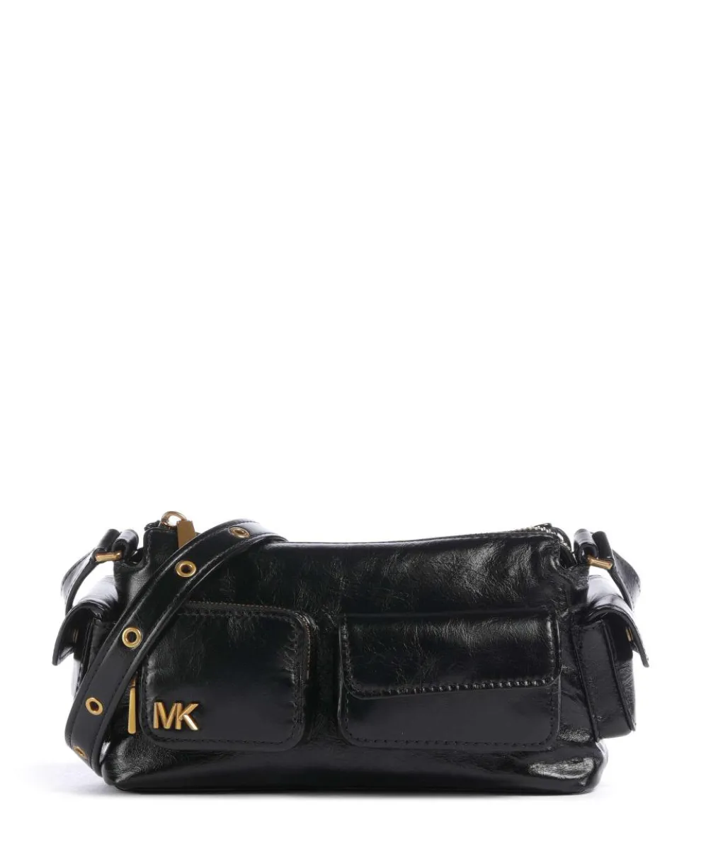 Dakota Small Crossbody bag pull-up cow leather black