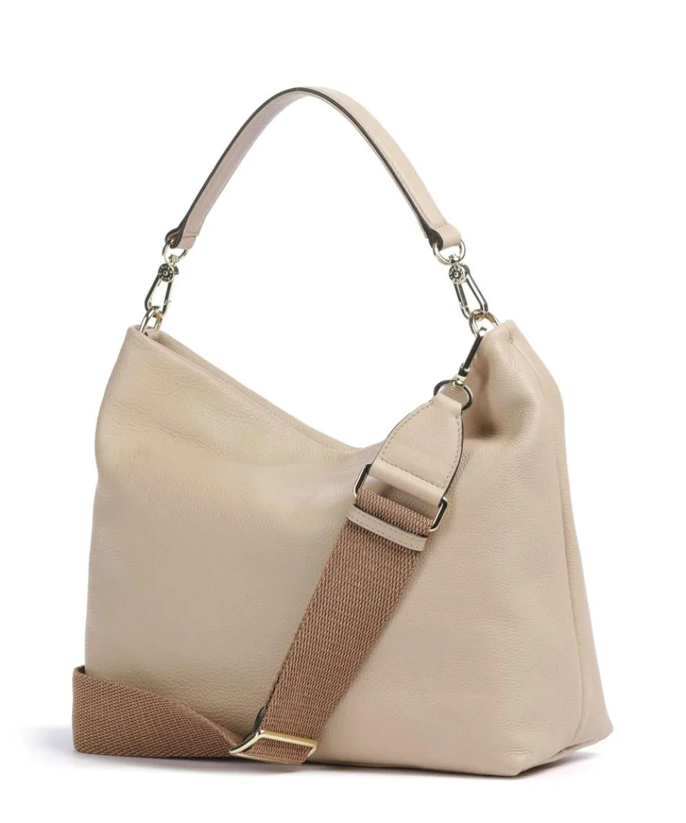 Dalia Kaia Hobo bag grained cow leather beige