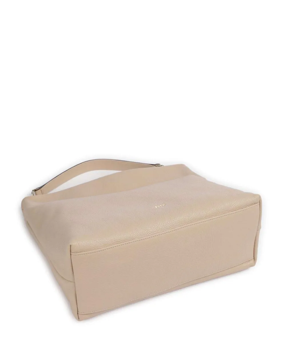 Dalia Kaia Hobo bag grained cow leather beige