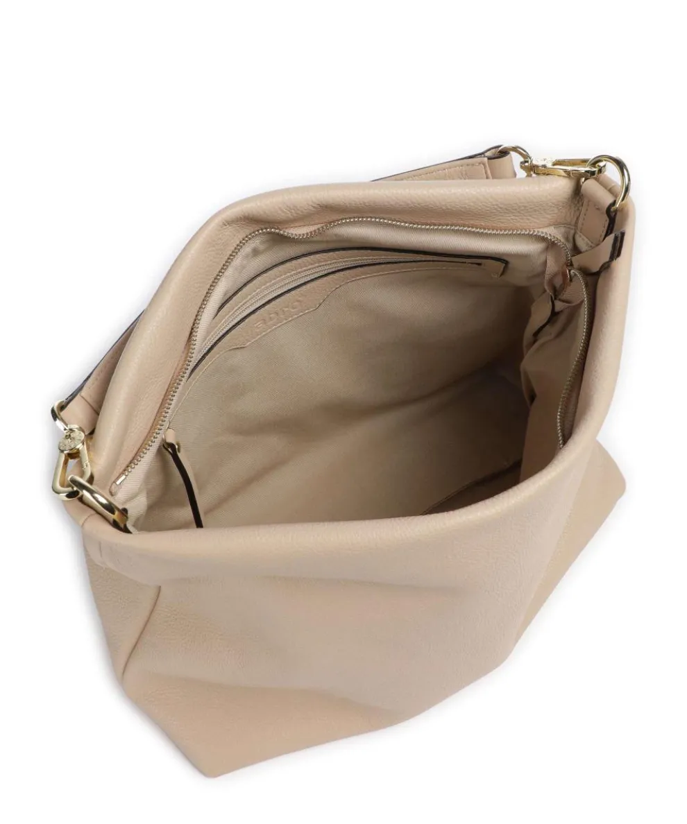 Dalia Kaia Hobo bag grained cow leather beige