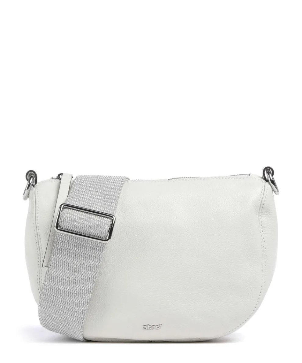 Dalia Mina Crossbody bag grained cow leather ivory