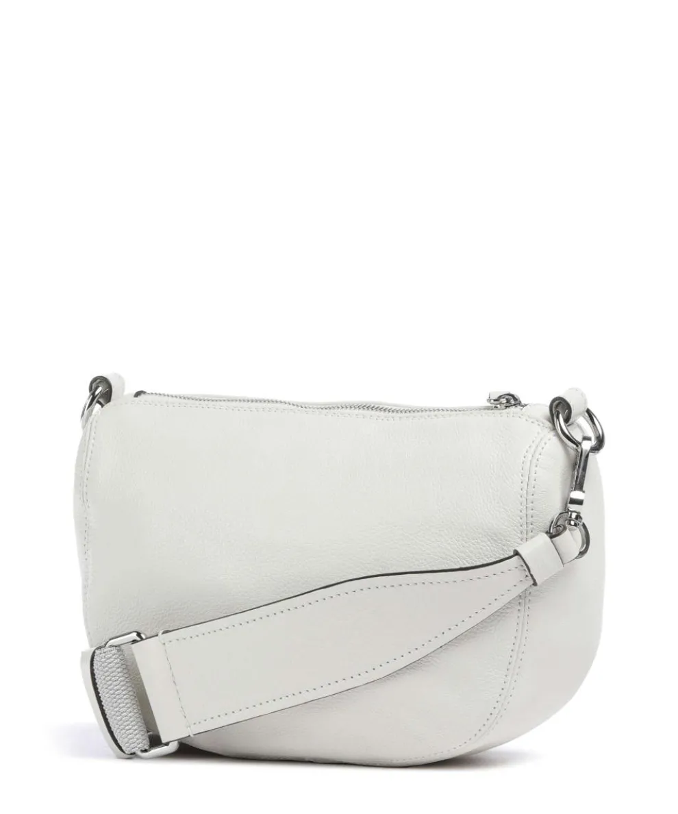 Dalia Mina Crossbody bag grained cow leather ivory