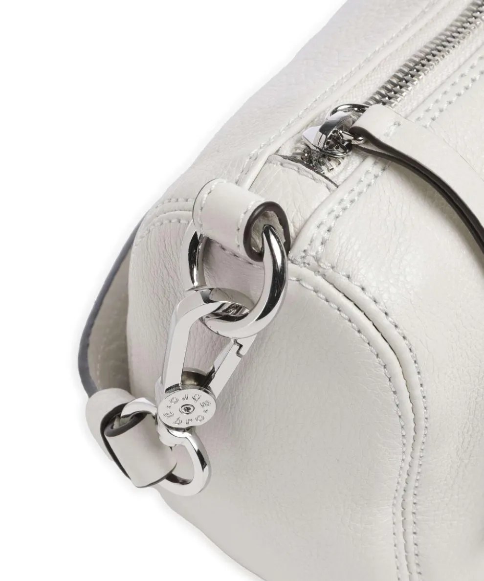 Dalia Mina Crossbody bag grained cow leather ivory