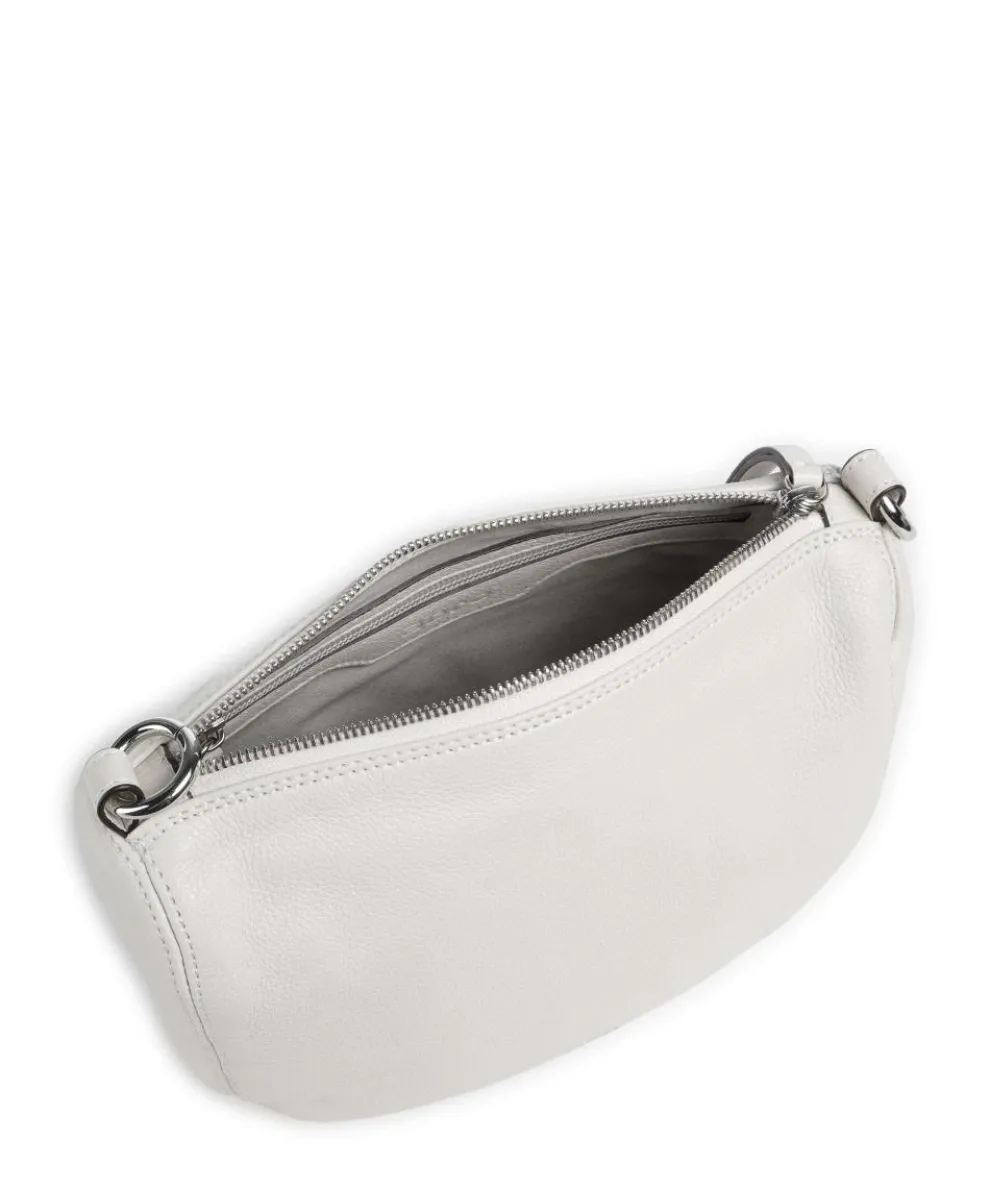 Dalia Mina Crossbody bag grained cow leather ivory