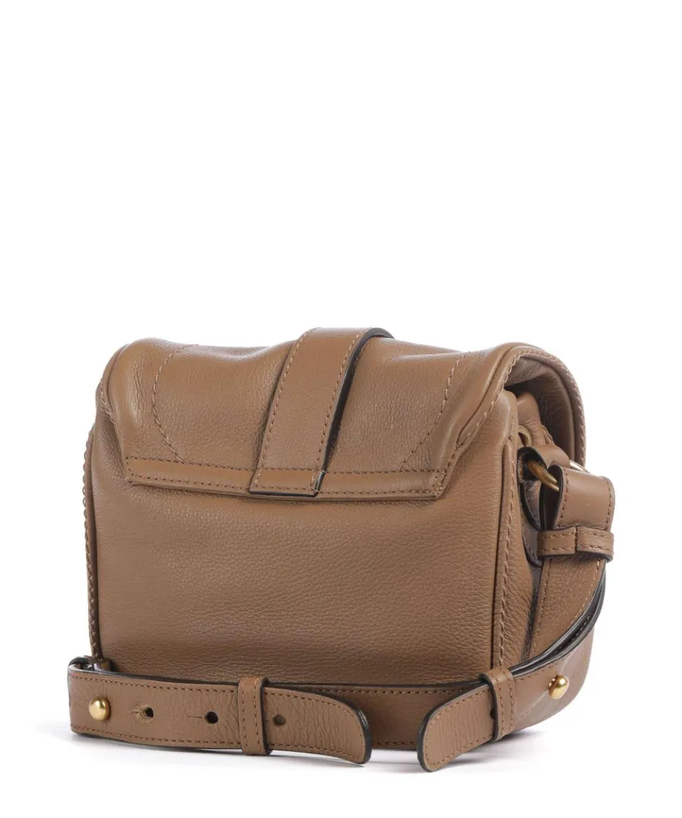 Dalia Star Saddle Crossbody bag grained leather camel