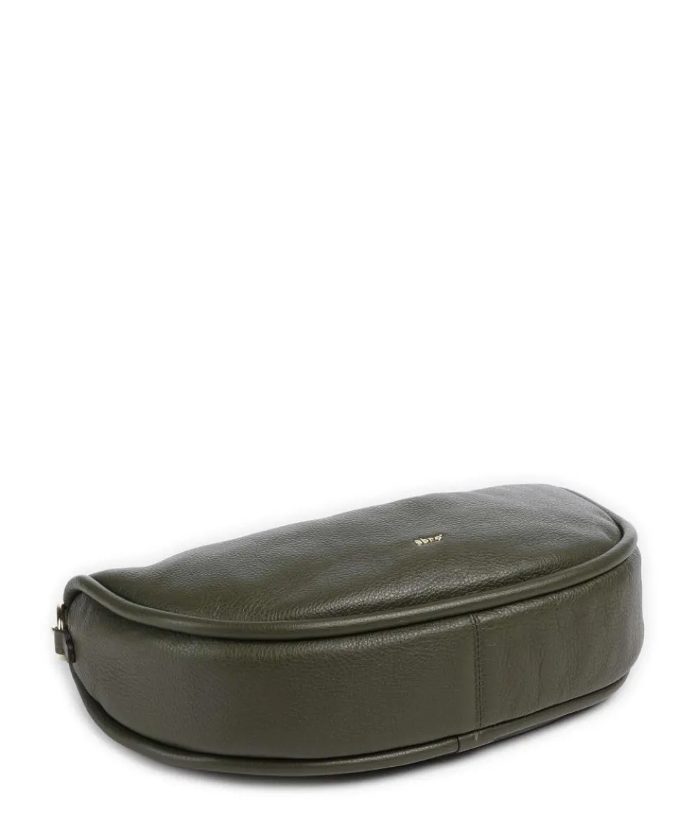 Dalia Willow Hobo bag grained leather khaki