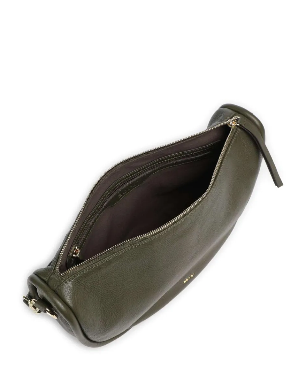 Dalia Willow Hobo bag grained leather khaki