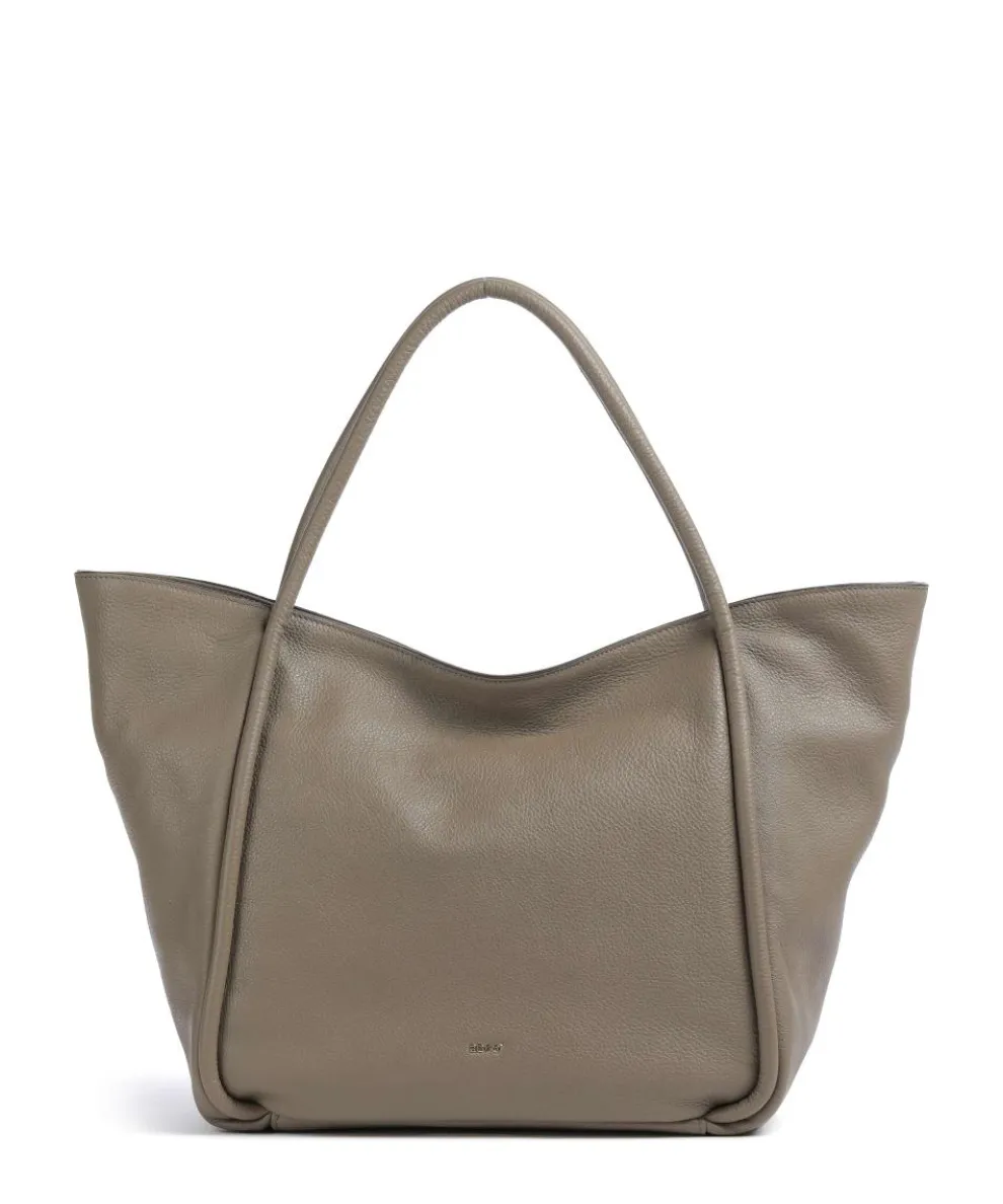 Dalia Willow Tote bag grained leather taupe