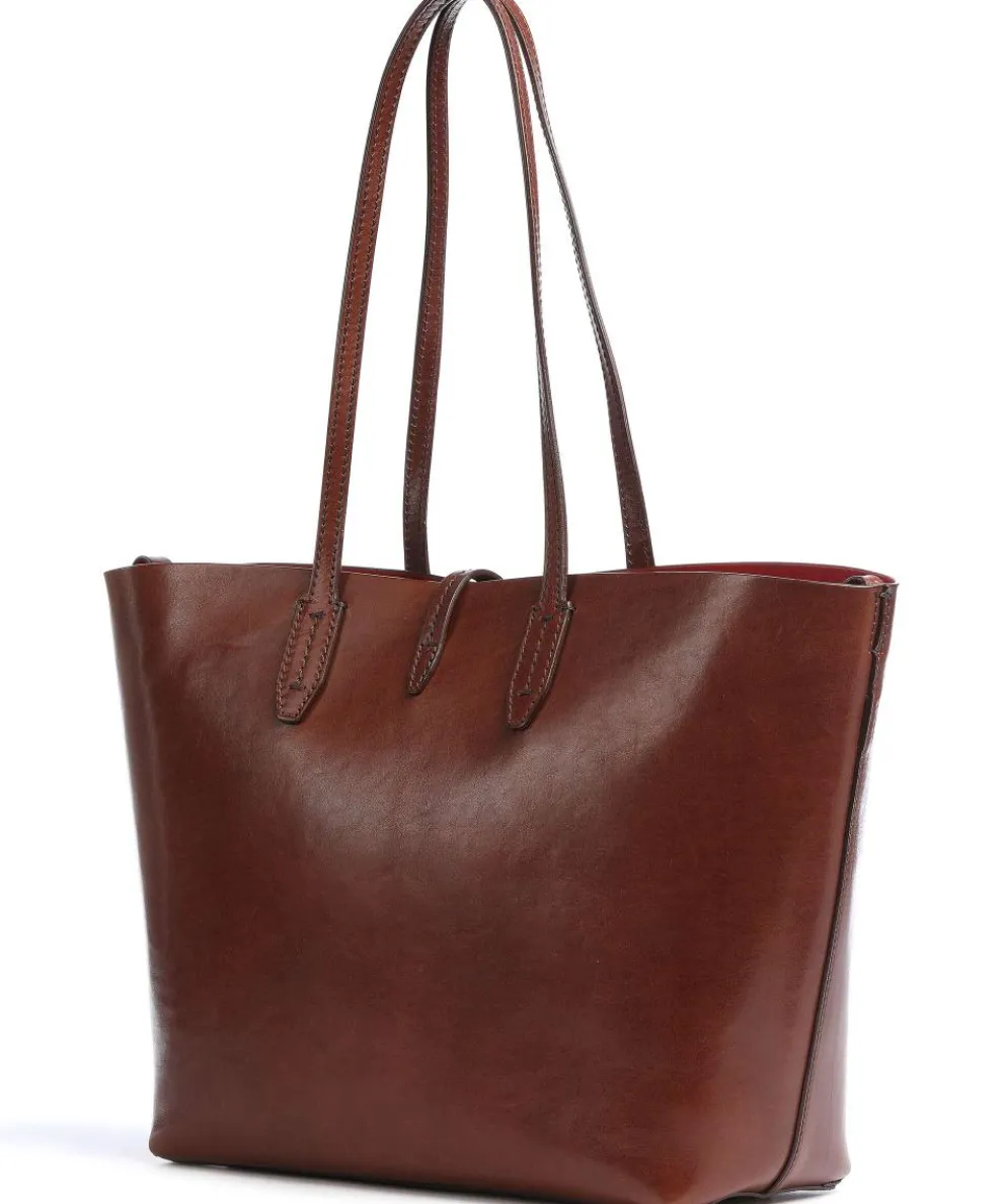 Dalston Tote bag cow leather brown