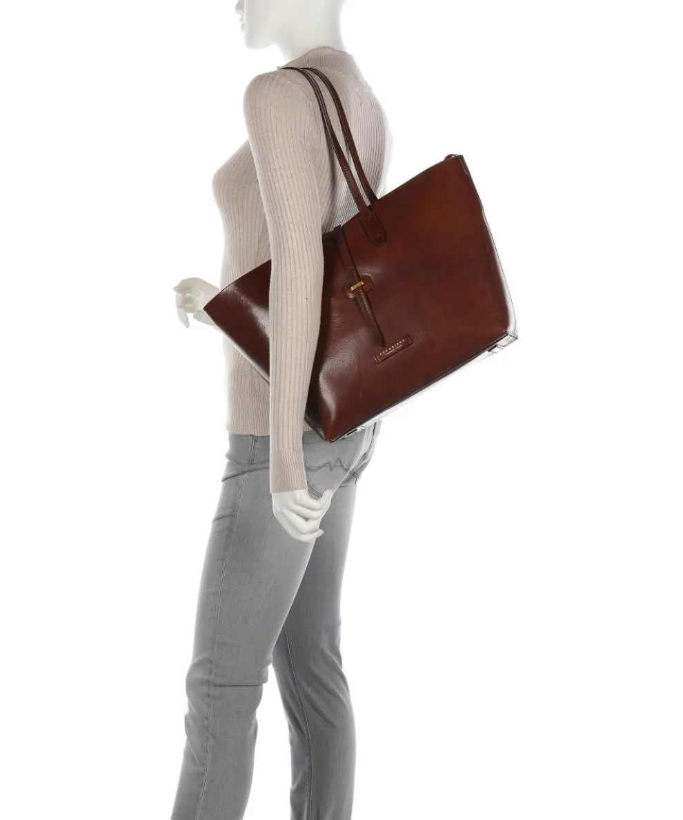 Dalston Tote bag cow leather brown