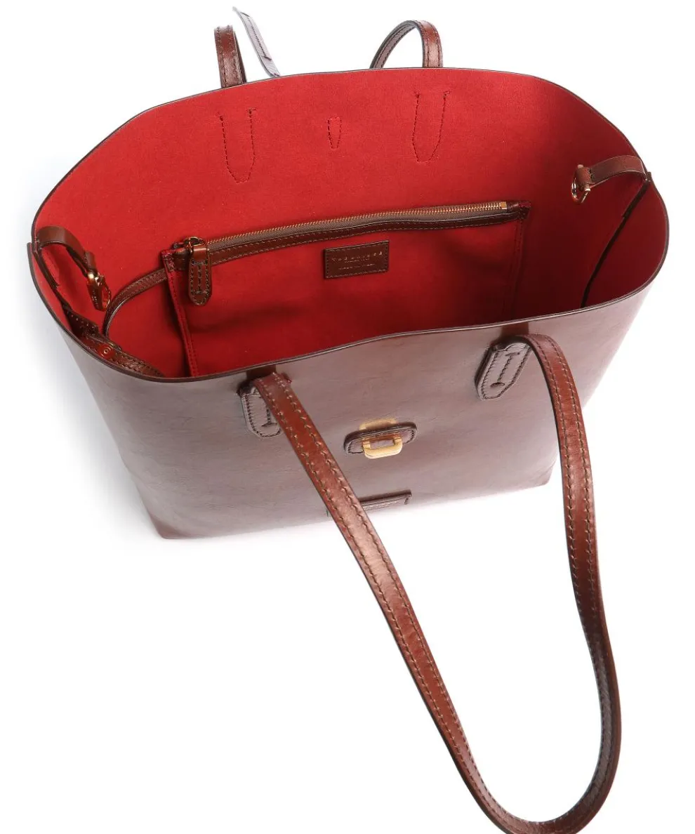 Dalston Tote bag cow leather brown