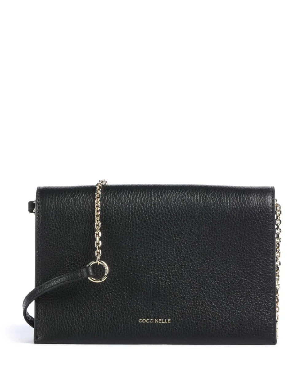 Dandy Crossbody bag grained leather black