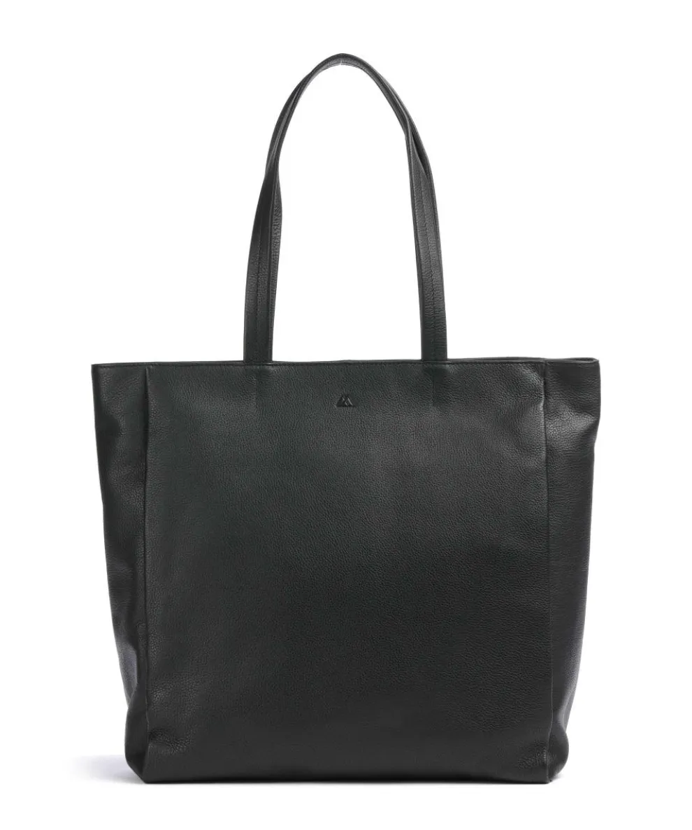 Danya Tote bag grained cow leather black
