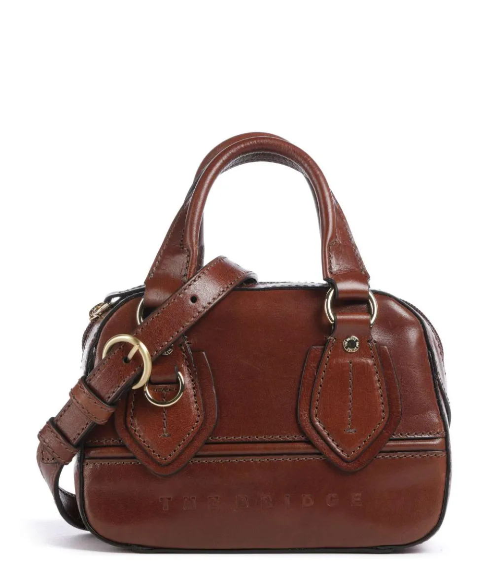 Daphne Handbag fine grain cow leather brown