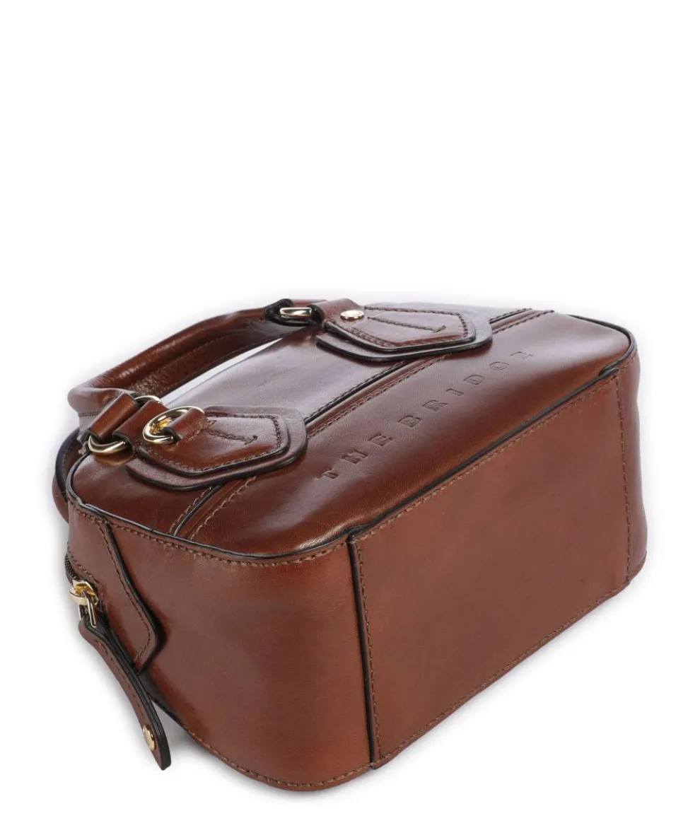 Daphne Handbag fine grain cow leather brown