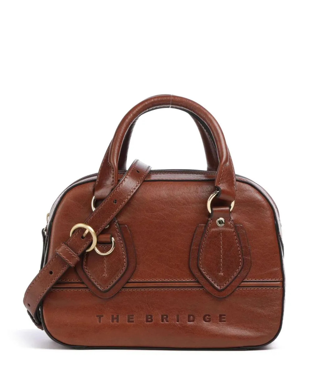 Daphne Handbag fine grain cow leather brown