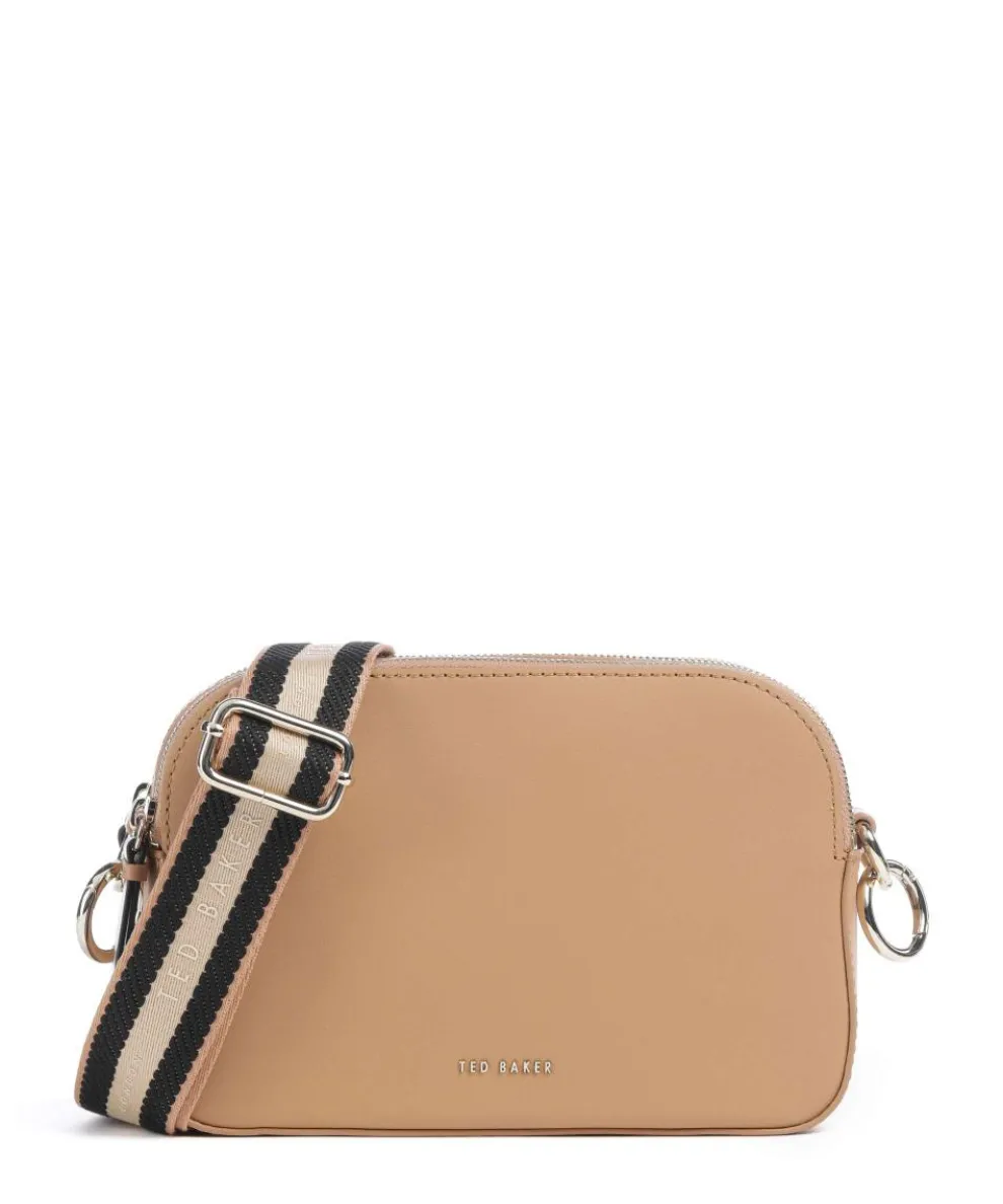 Darcelo Crossbody bag fine grain cow leather taupe