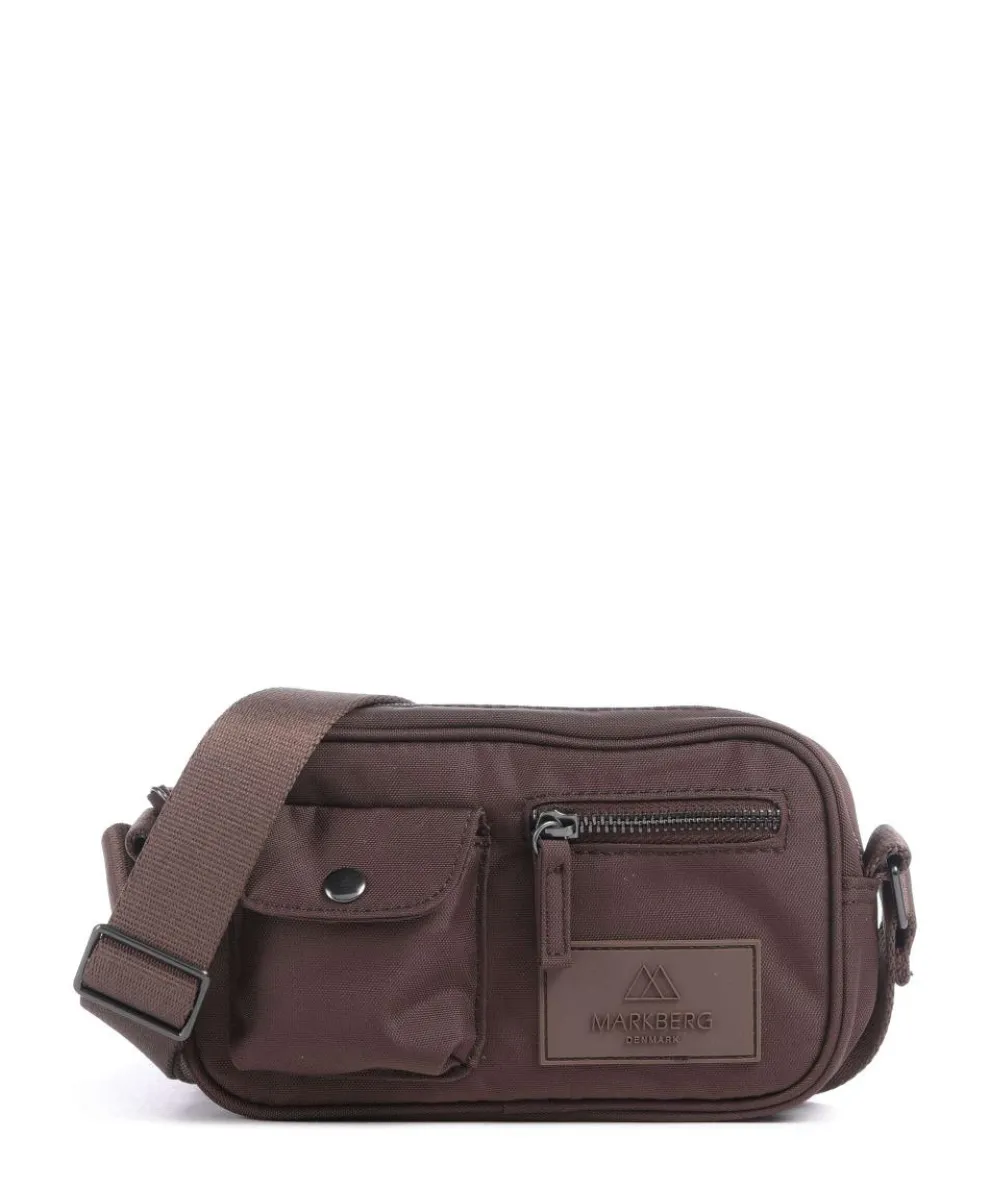 Darla Crossbody bag recycled polyester dark brown