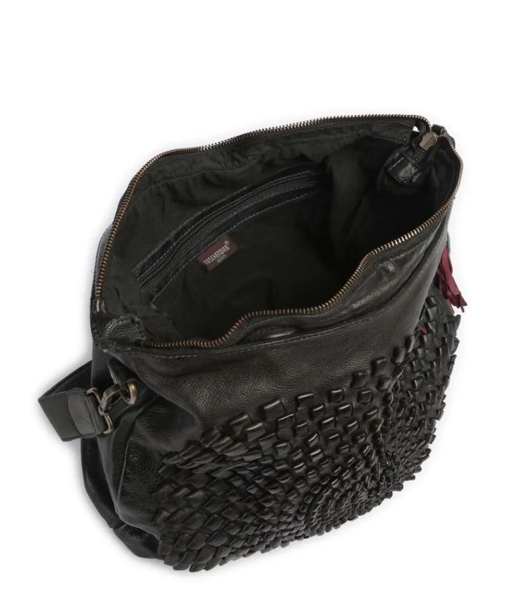 Mondweg 3 Hobo bag grained cow leather khaki