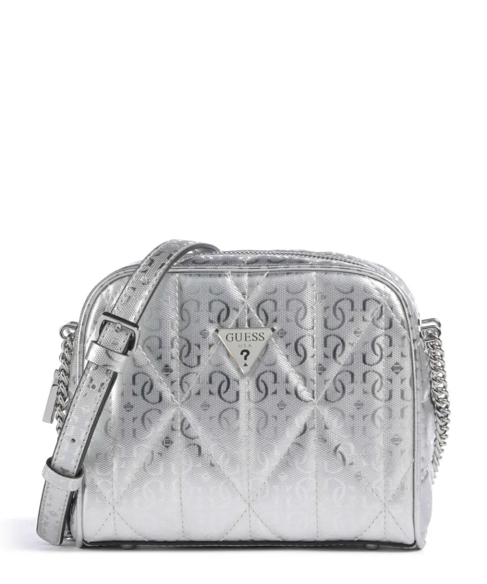 Aldina G-Shine Crossbody bag imitation leather silver