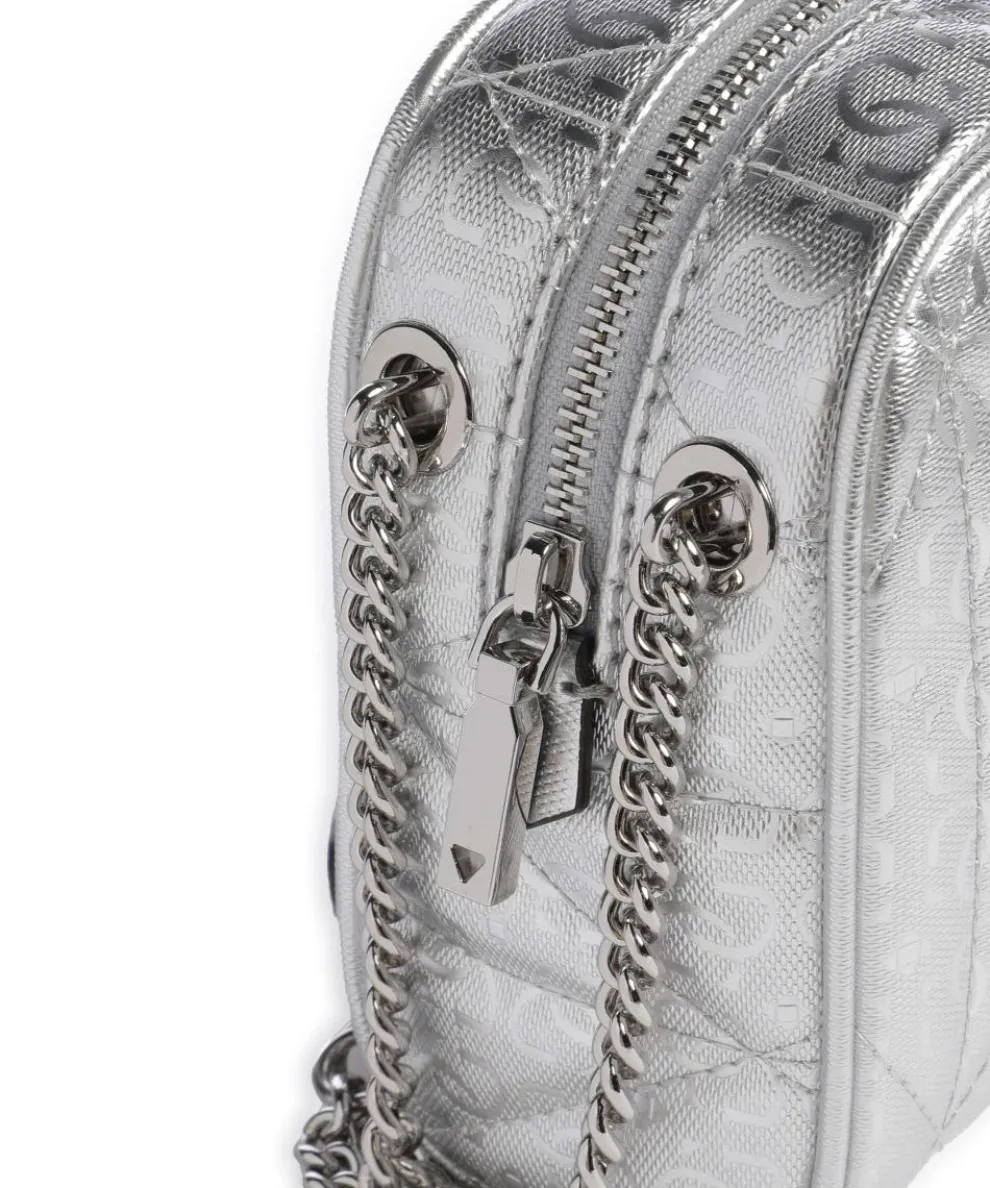 Aldina G-Shine Crossbody bag imitation leather silver
