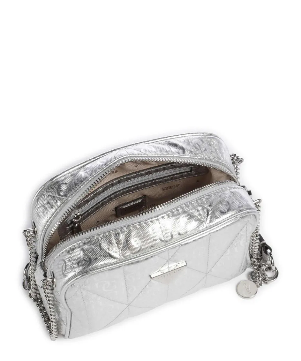 Aldina G-Shine Crossbody bag imitation leather silver