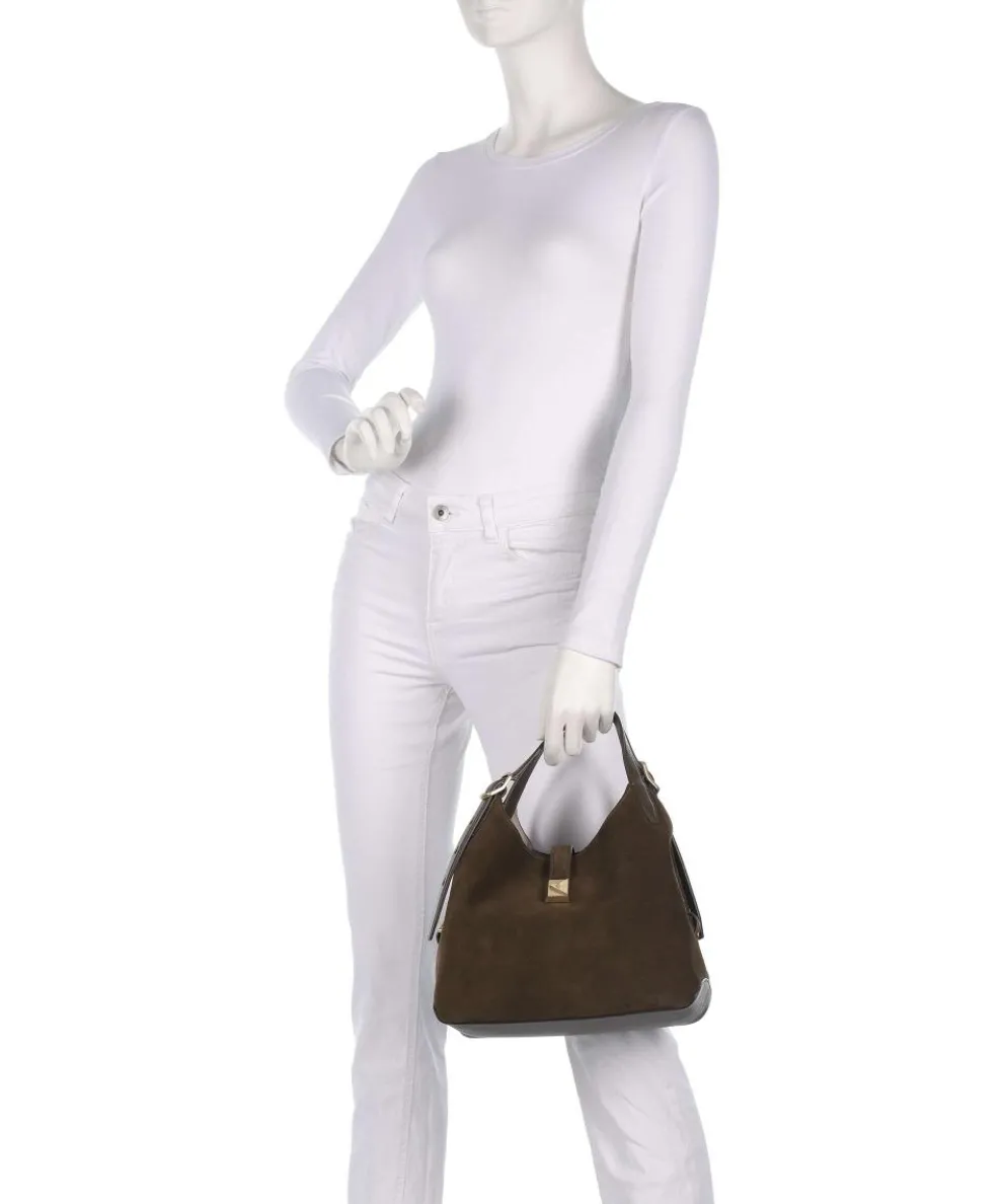 Deco Handbag brushed cow leather olive-green