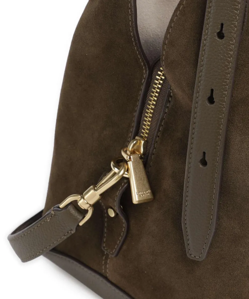 Deco Handbag brushed cow leather olive-green