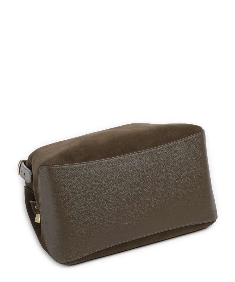 Deco Handbag brushed cow leather olive-green