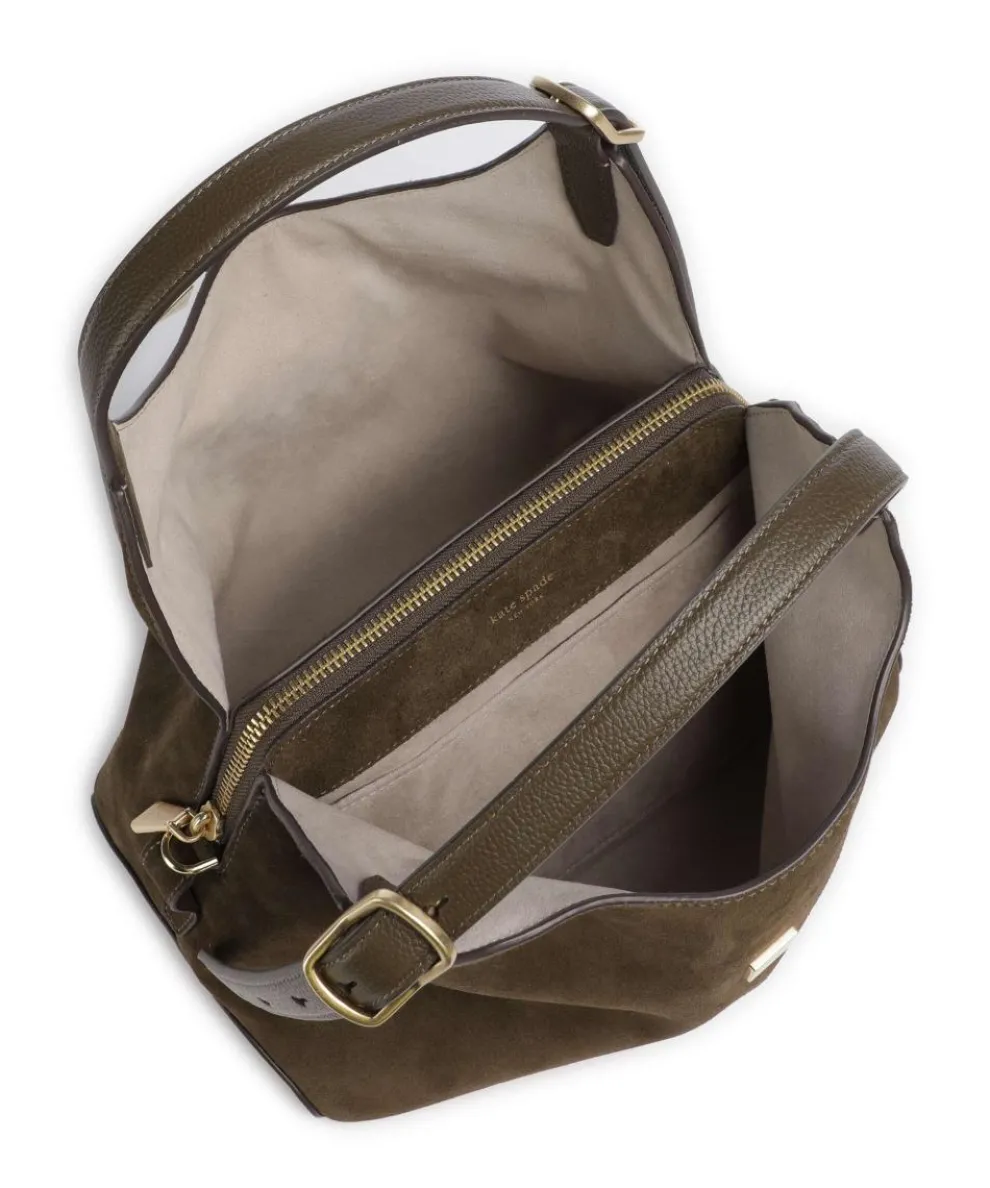 Deco Handbag brushed cow leather olive-green