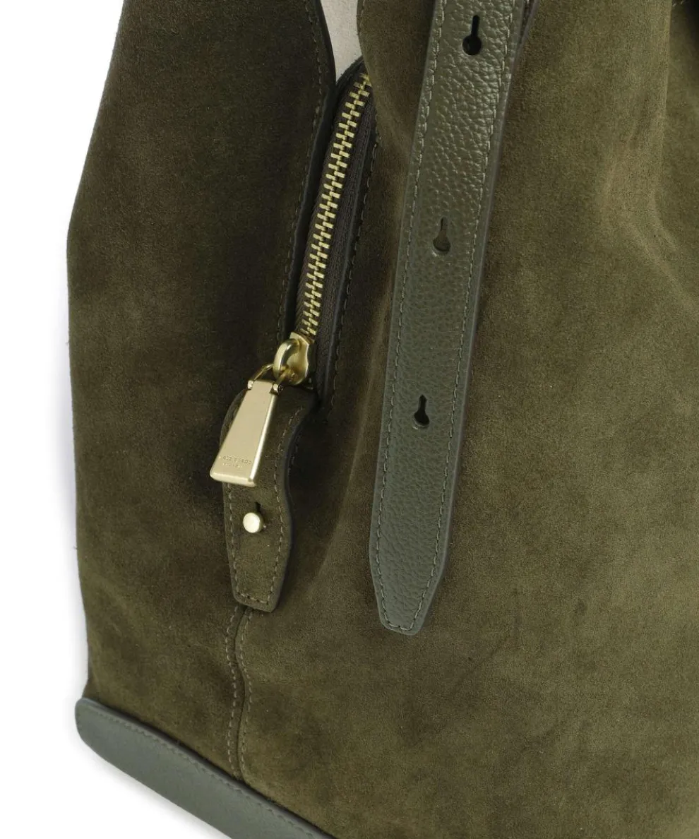 Deco Hobo bag brushed cow leather dark brown