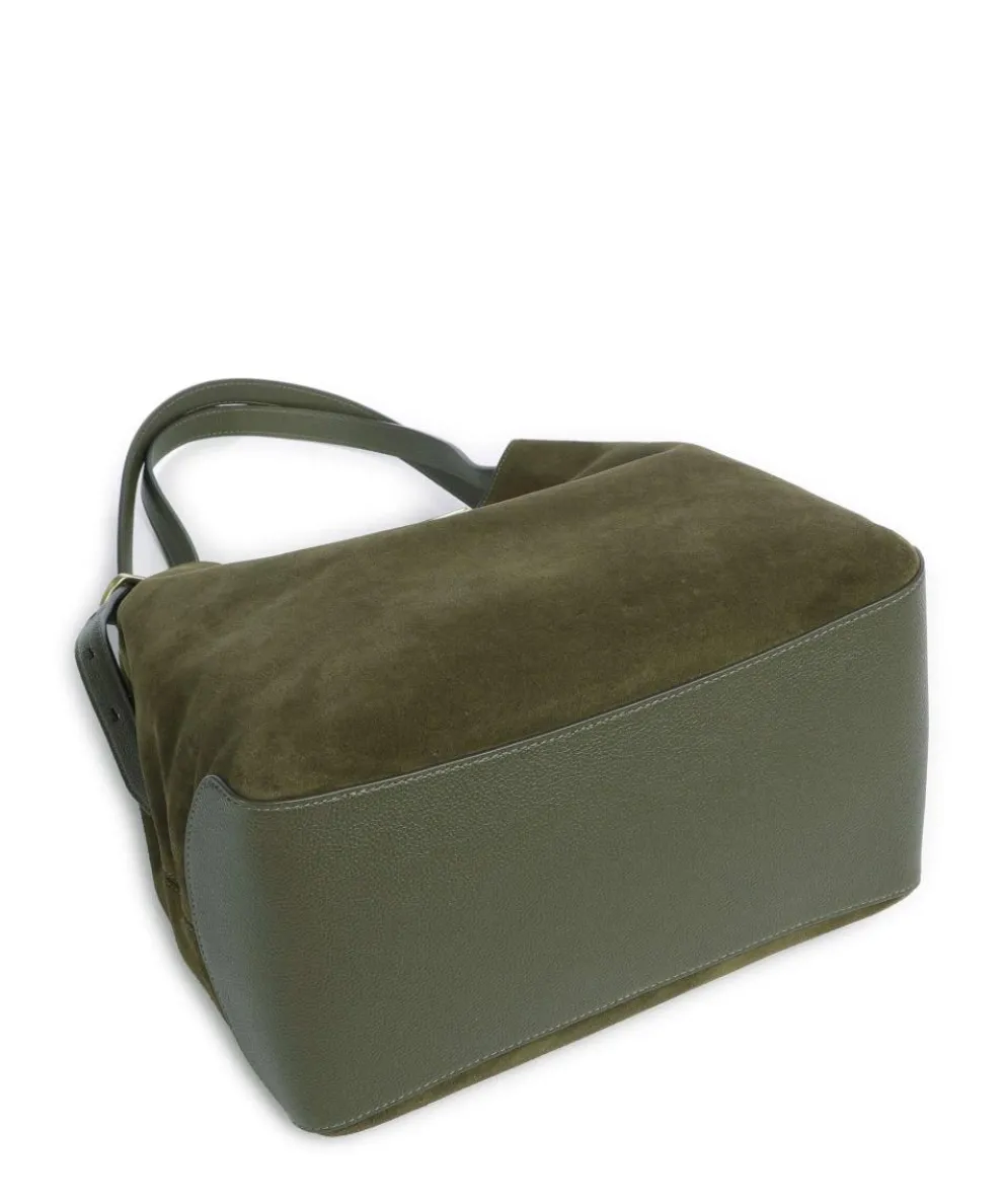 Deco Hobo bag brushed cow leather dark brown