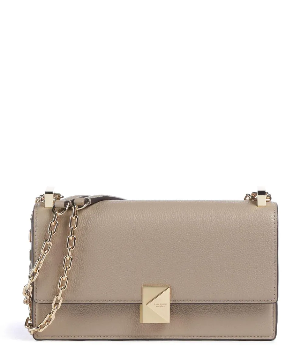 Deco Shoulder bag grained cow leather taupe
