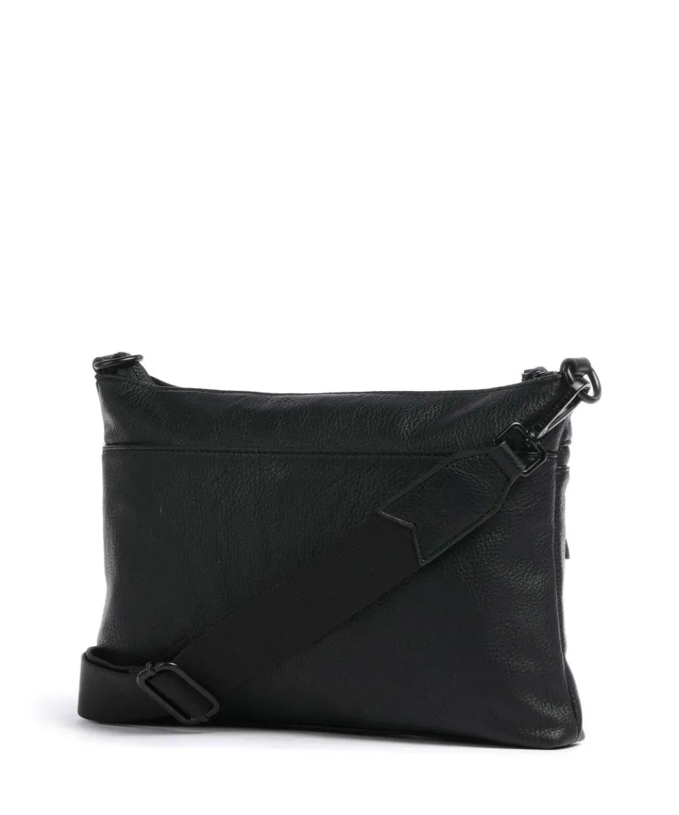 Deep Dark Shoulder bag imitation leather black