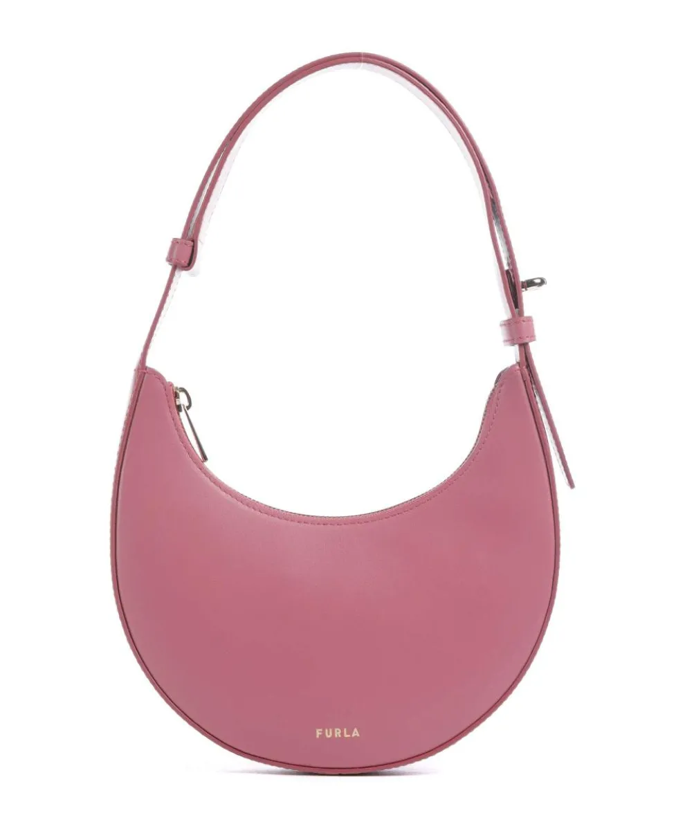 Delizia Mini Shoulder bag fine grain leather pink