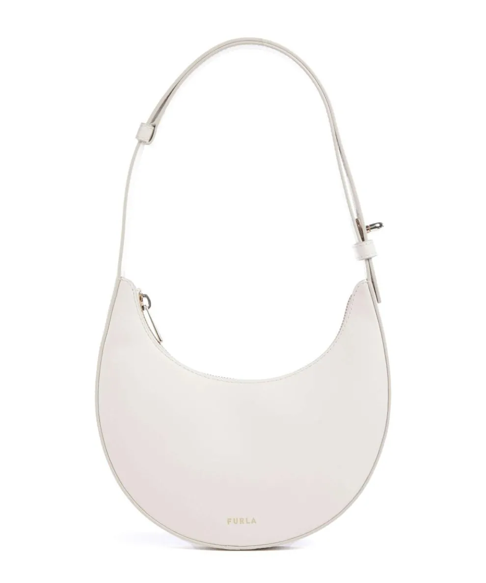 Delizia Mini Shoulder bag fine grain leather cream