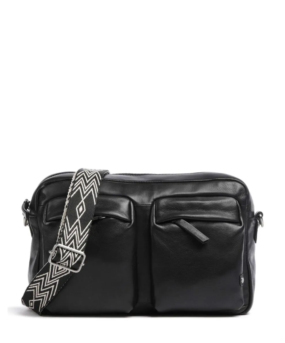 Design Destination Shoulder bag softly grained calfskin black