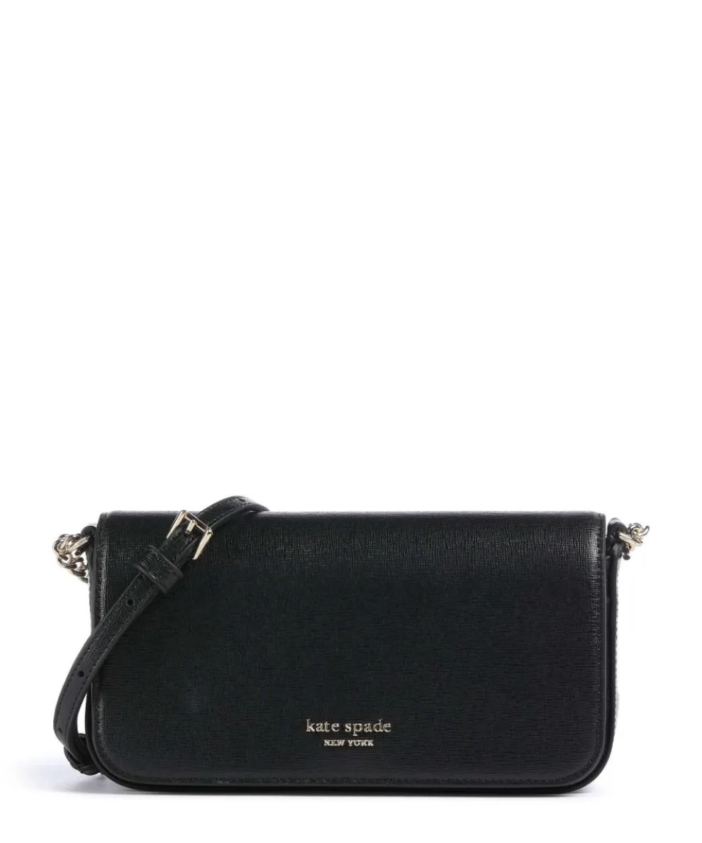 Devin Crossbody bag saffiano leather black