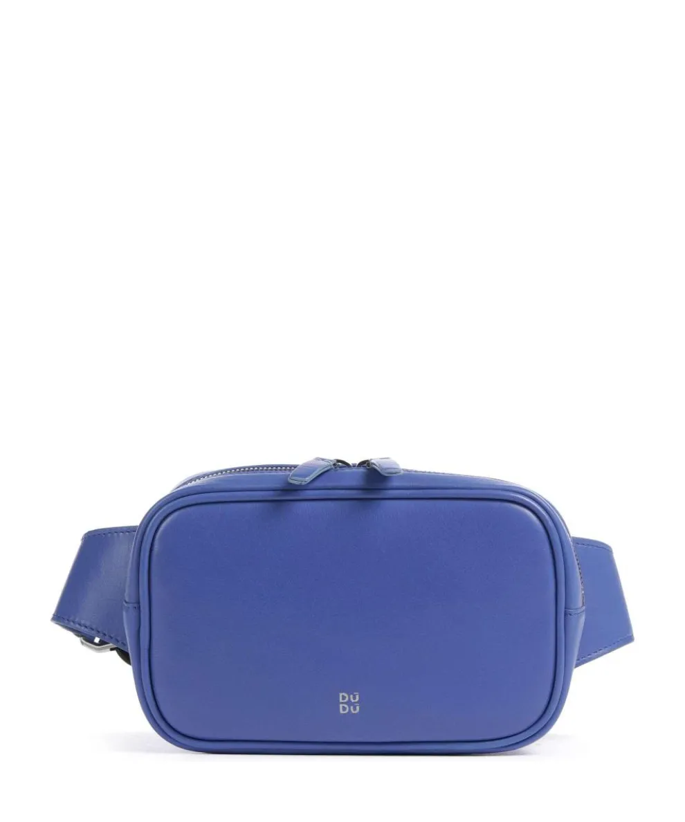 Devon Fanny pack fine grain leather blue