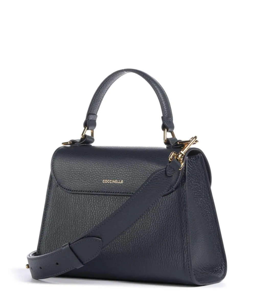 Dew Crossbody bag grained cow leather navy