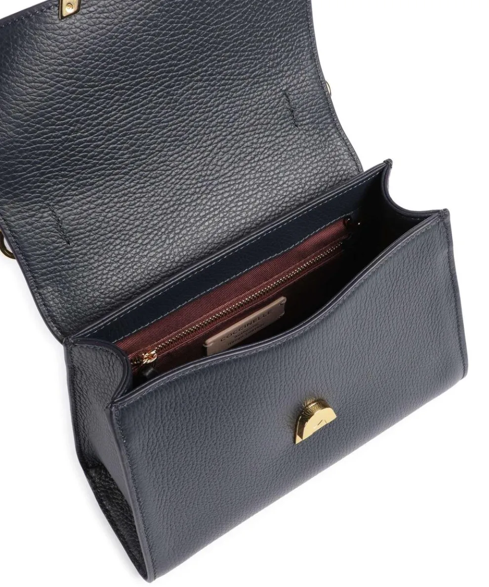 Dew Crossbody bag grained cow leather navy