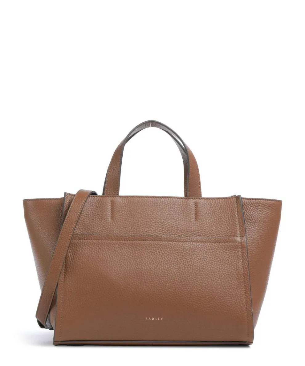 Oak Street Handbag grained cow leather brown