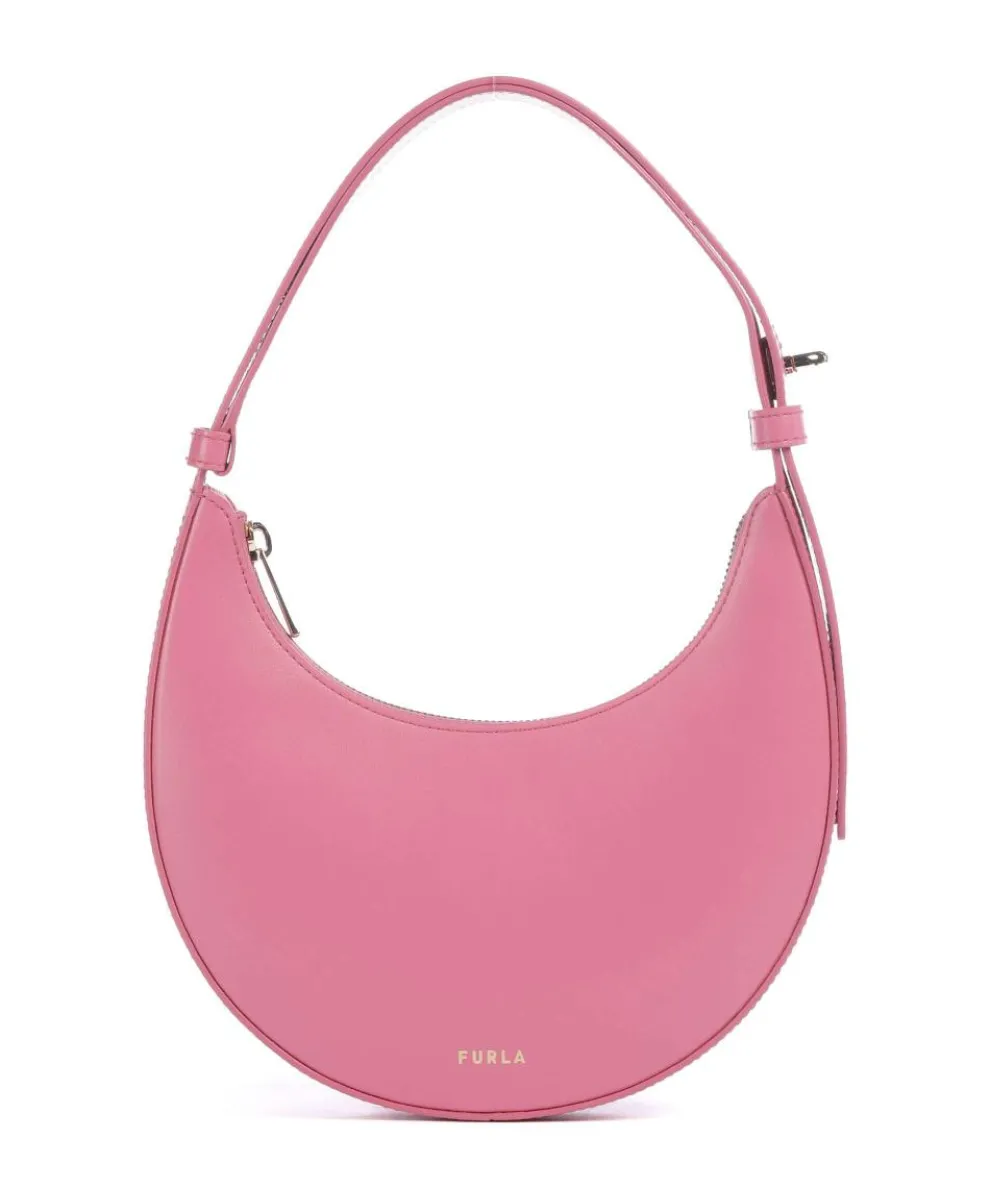 Delizia Mini Shoulder bag fine grain leather rose