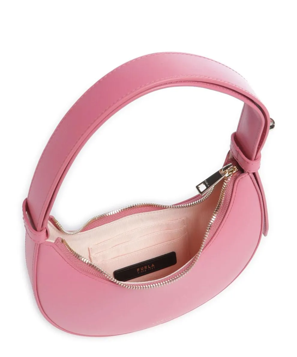Delizia Mini Shoulder bag fine grain leather rose
