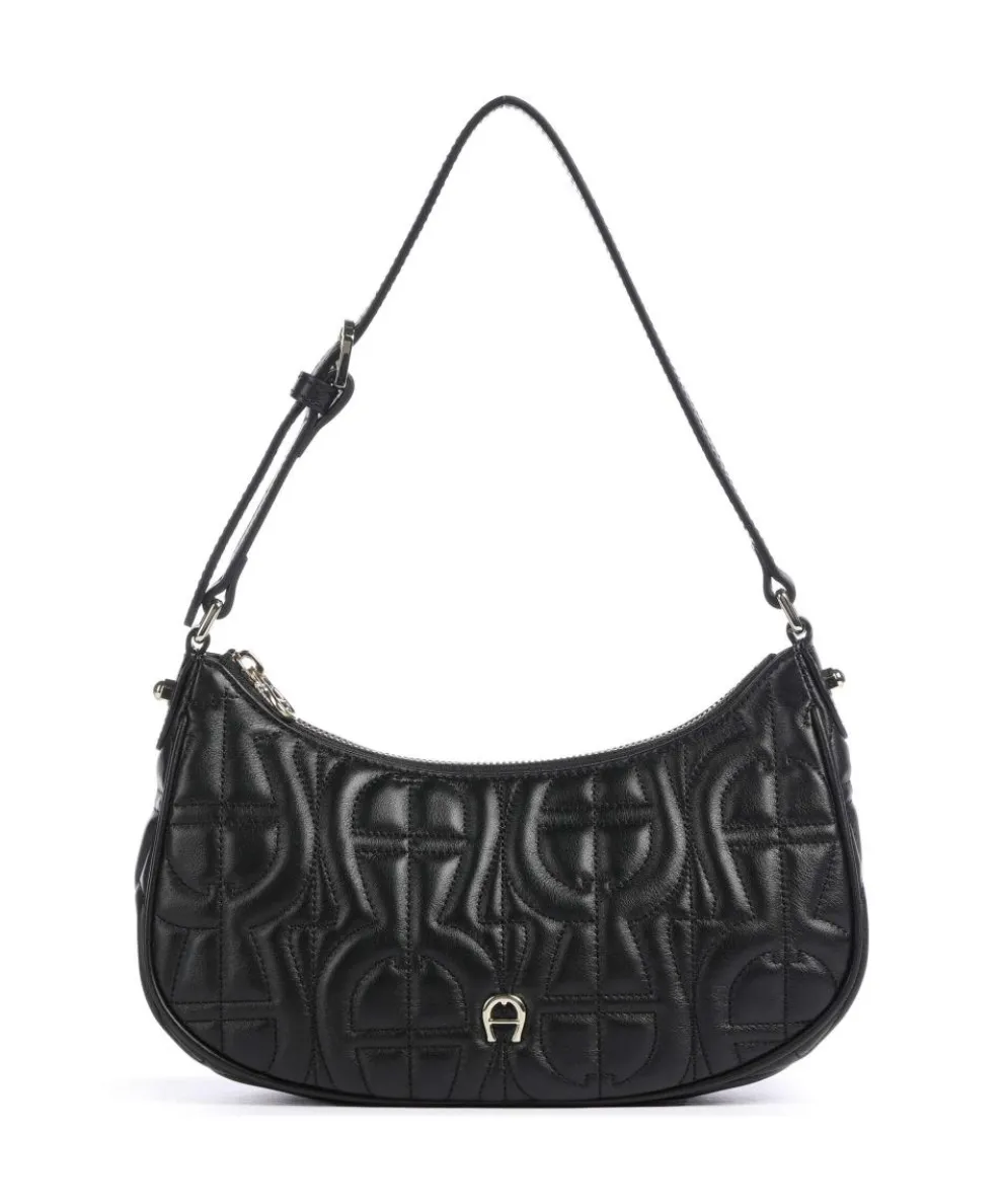 Diadora XS Shoulder bag fine grain cow leather black