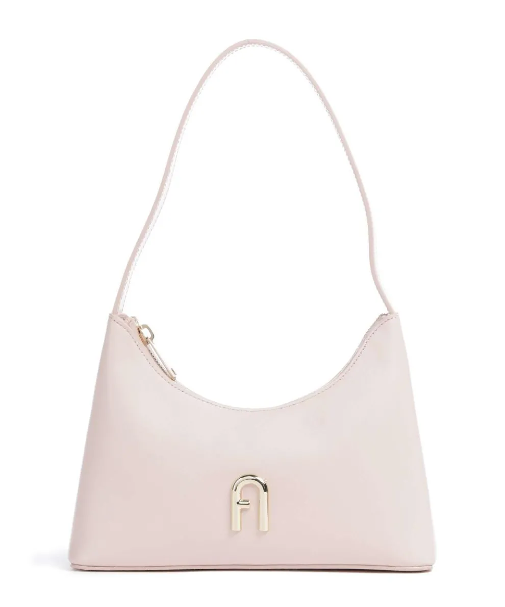 Diamante Mini Shoulder bag fine grain leather antique pink