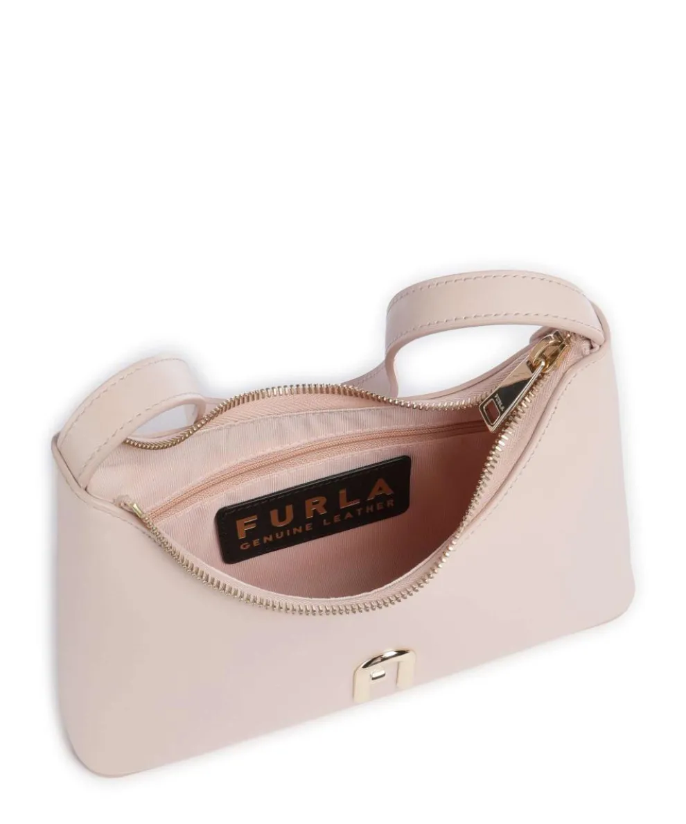 Diamante Mini Shoulder bag fine grain leather antique pink