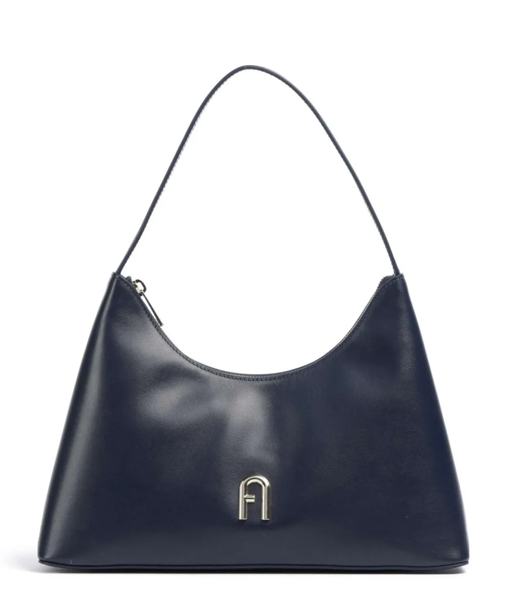 Diamante S Shoulder bag leather navy