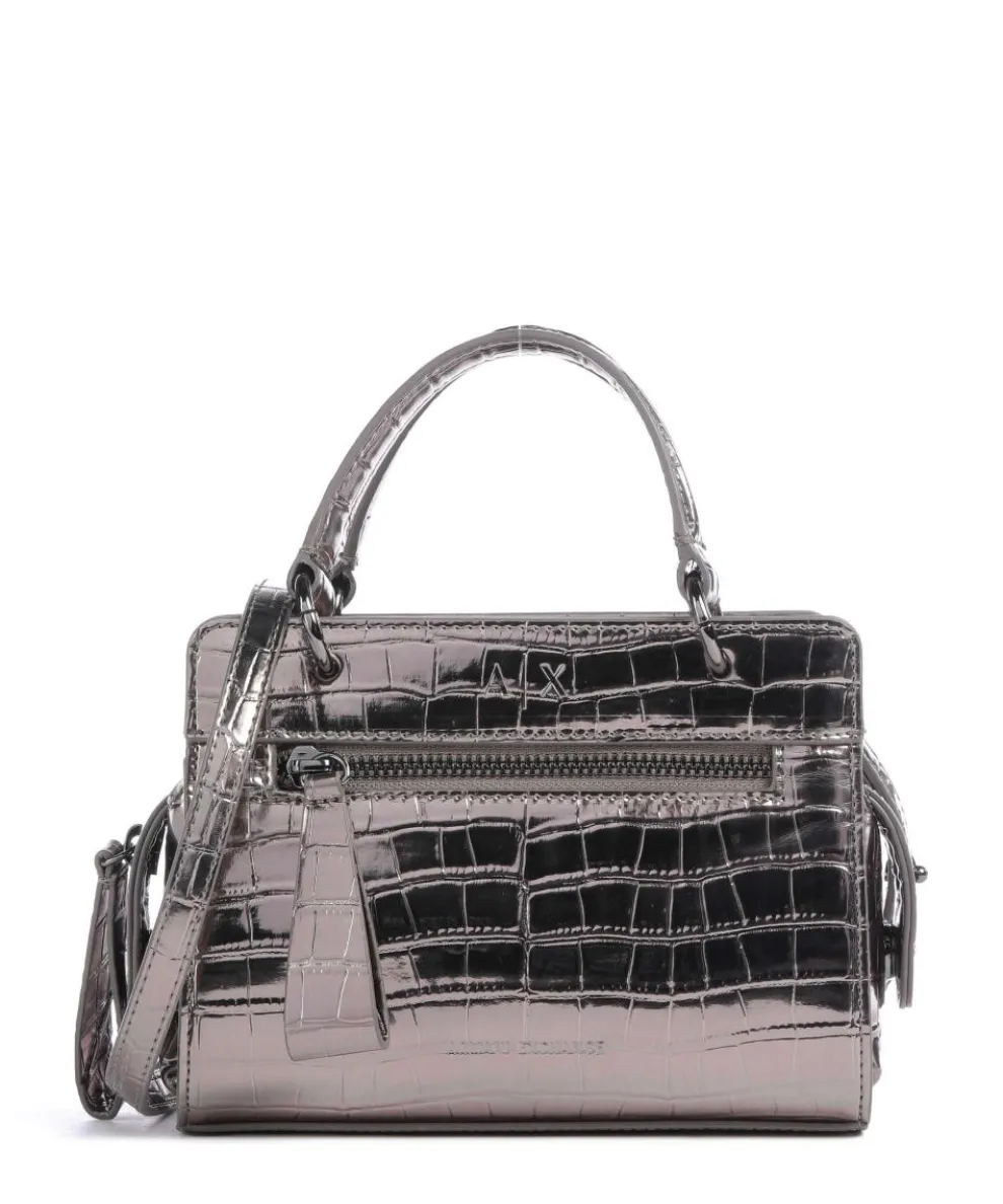 Diane Mini Croco Crossbody bag imitation leather dark grey